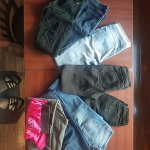 Bundle of jeans and more